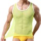 Summer Sexy Breathable Vest Tees Men's Transparent Gauze Tight Vest
