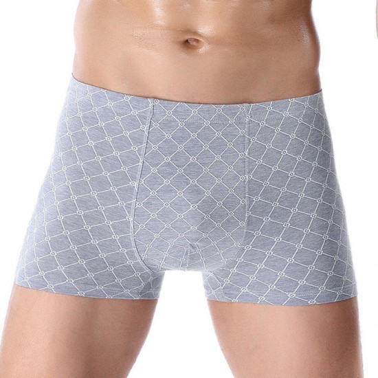 3 Pieces Comfy Breathable U Convex Boxer Briefs for Men