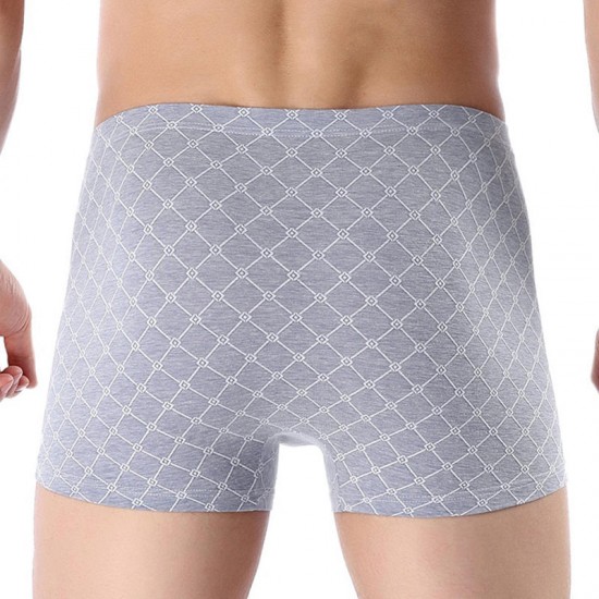 3 Pieces Comfy Breathable U Convex Boxer Briefs for Men