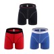 3 Pieces Comfy Cotton Breathable U Convex Boxers Briefs for Men