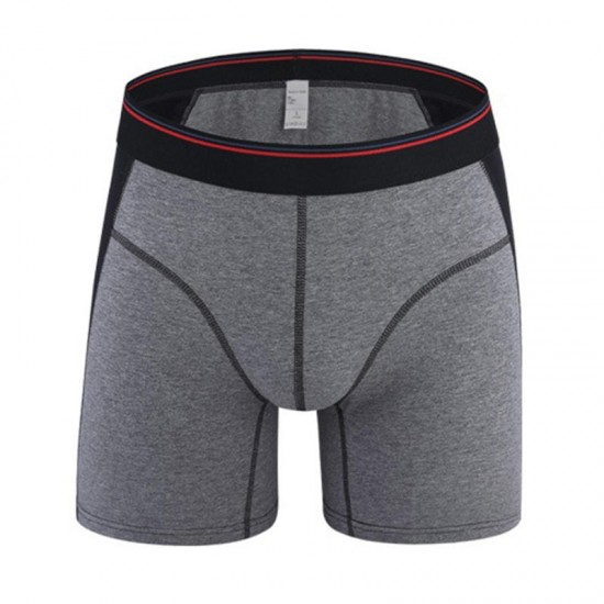 3 Pieces Comfy Cotton Breathable U Convex Boxers Briefs for Men