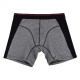 3 Pieces Comfy Cotton Breathable U Convex Boxers Briefs for Men