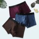 3 Pieces Ice Silk Mesh Breathable Lightweight Quick Dry Comfy Boxers Briefs for Men