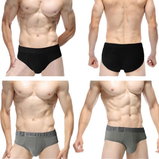 4 Pieces Breathable Soft Modal Comfortable Briefs for Men