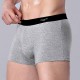 4 Pieces Cotton Comfy Breathable U Convex Boxer Briefs for Men