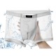 4 Pieces Ice Silk Light Thin Translucent Breathable Soft Cool Boxers Briefs for Men