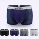 4 Pieces Ice Silk Mesh Breathable U Convex Soft Cool Boxer Briefs for Men