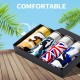 4 Pieces Ice Silk Soft Cool Comfy Printing Pattern Boxer Briefs for Men