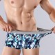 4 Pieces Ice Silk Soft Cool Comfy Printing Pattern Boxer Briefs for Men