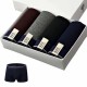 4 Pieces Mens Cotton Underwear Breathable Mid Rise U Convex Boxers 4 Pieces Mens Cotton Underwear Breathable Mid Rise U Convex Boxers