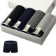 4 Pieces Mens Cotton Underwear Breathable Mid Rise U Convex Boxers 4 Pieces Mens Cotton Underwear Breathable Mid Rise U Convex Boxers