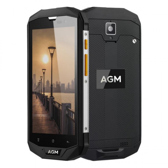 AGM A8 SE 5.0-Inch Corning Gorilla Glass 3 IP68 2GB RAM 16GB ROM Snapdragon 410 4050mAh Smartphone
