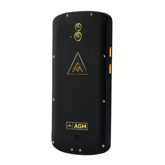 AGM X1 18K Gold Edition 5.5-Inch Rugged IP68 4GB RAM 64GB ROM Snapdragon 617 Octa-Core 4G Smartphone