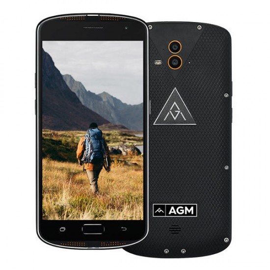 AGM X1 5.5'' IP68 Fingerprint 4GB RAM 64GB ROM Snapdragon 617 Octa-Core 1.5GHz 5400mAh 4G Smartphone