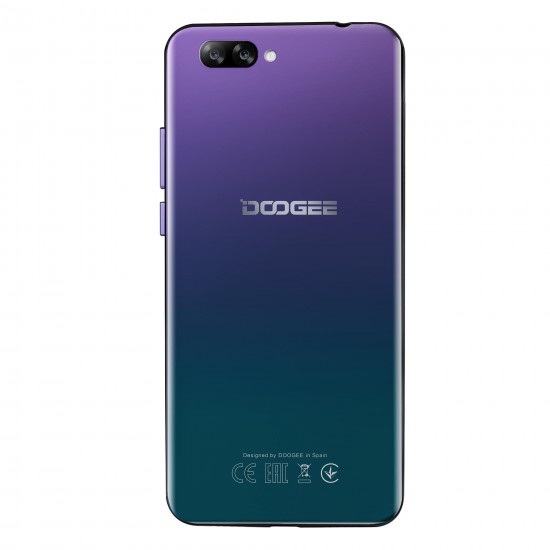 DOOGEE Y7 Plus Global Bands 6.18" FHD+ 5080mAh 16.0 MP+13.0MP Dual Rear Cameras 6GB 64GB MT6757 4G Smartphone