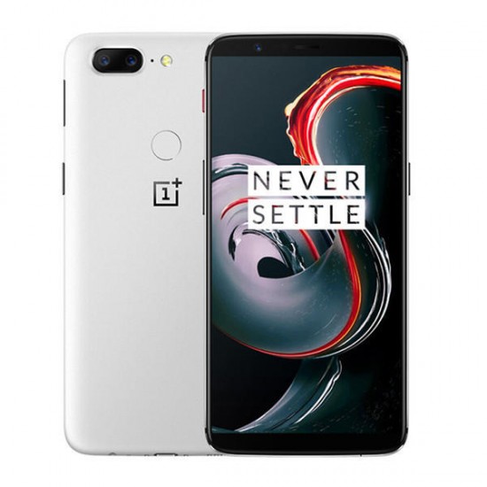 OnePlus 5T White Global Version 6.01 Inch 8GB RAM 128GB ROM Snapdragon 835 Octa Core 4G Smartphone