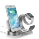 3 In 1 Aluminum Alloy Charging Station Desktop Phone Holder For iPhone/Apple Watch/Apple AirPods/Apple Pencil