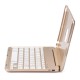 7 Colors Backlit Aluminum Bluetooth Keyboard Kickstand Case For iPad Mini 2/iPad Mini 3