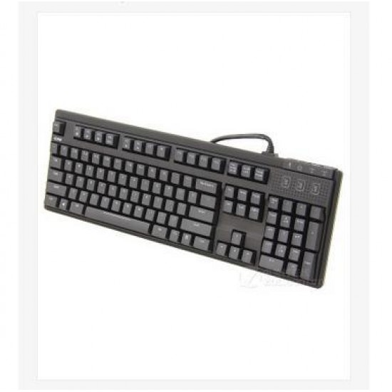 A4TECH WK-100 USB Wire Waterproof Fillet Keycap Keyboard