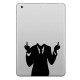 Hat Prince Men in Suits Decorative Decal Removable Bubble Free Self-adhesive Sticker For iPad 7.9 Inch