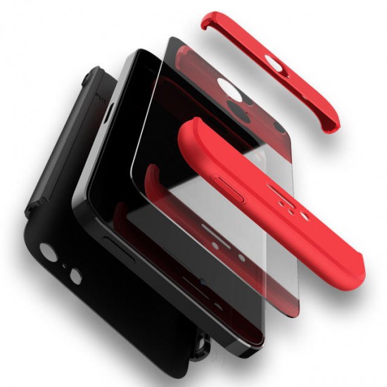 Bakeey™ 3 in 1 Double Dip 360° Full Protection Hard PC Protective Case for iPhone 5 5S SE Bakeey™ 3 in 1 Double Dip 360° Full Protection Hard PC Protective Case for iPhone 5 5S SE