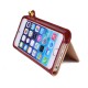 Card Slot Lanyard PU Leather Case For iPhone 5 5S SE 4 Inch