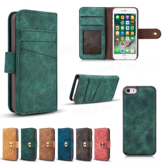 Caseme Magnetic Detachable Wallet Case For iPhone 5 5s SE