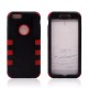 3 In 1 PC Silicone Hybrid Combo Hard Back Cover Case For iPhone 6