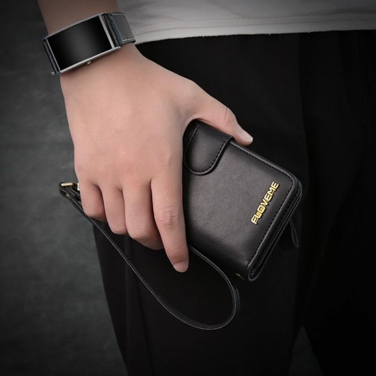 5.5 Inch Floveme Detachable Zipper Wallet Protective Case For iPhone 8 Plus/7 Plus/6s Plus/6 Plus