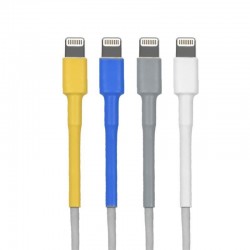 10 Packs PVC Cable Saver Protector For Apple Lightning Adapter USB Cable