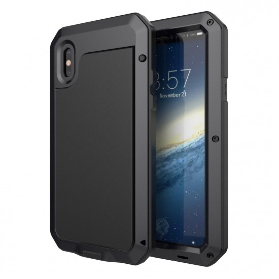 Aluminum Waterproof Shockproof Protective Case For iPhone X