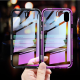 Bakeey 360º Full Body Magnetic Adsorption Aluminum+Front & Back Glass Protective Case For iPhone X/XS/XS Max/8/8 Plus/7/7 Plus