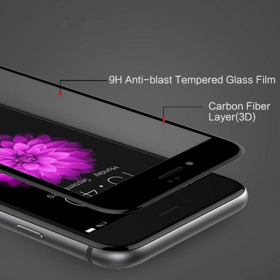 Bakeey 3D Soft Edge Carbon Fiber Tempered Glass Screen Protector For iPhone 6/6s 4.7"