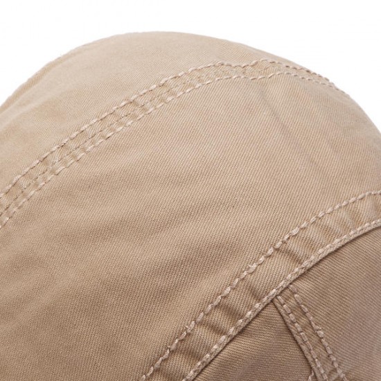 Cotton Adjustable Painter Berets Caps Retro Outdoor Peaked Forward Hat For Men Women