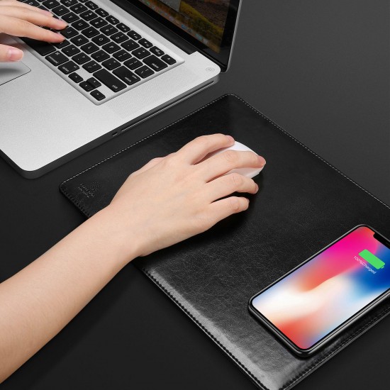 DUX DUCIS 10W Qi Wireless Charger Fast Charging Mouse Pad For iPhone XR/XS/XS Max/Samsung Galaxy Note 9