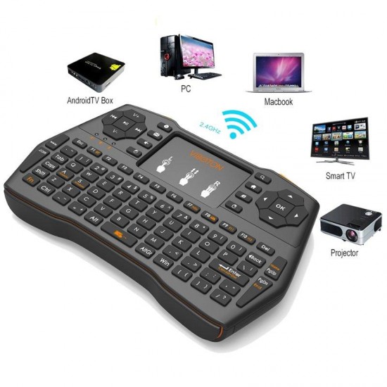 I8 Plus Mini 2.4GHZ Wireless Keyboard Touchpad Mouse For Macbook Laptop Tablet Projector Smart TV Box