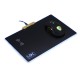 Qi Wireless Charger Charging Backlit Mouse Pad+2.4G Wireless Gaming Mouse For Qi-enabled Devices