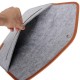 12 Inch Wool Leather laptop Sleeve Bag For Laptop Tablet Macbook 12"