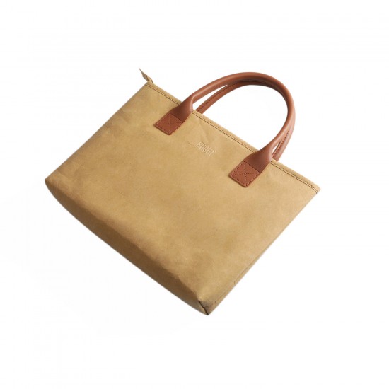 13 Inch BUBM Vintage Kraft Paper Laptop Bag Handbag For 13 Inch Laptop Macbook iPad Pro 12.9"