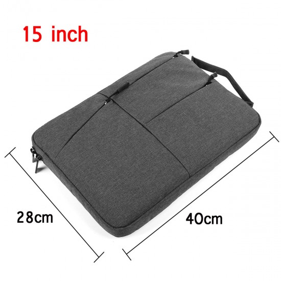 15 Inch Nylon Waterproof Laptop Tablet PC Sleeve Bag For Laptop/Macbook Under 15"