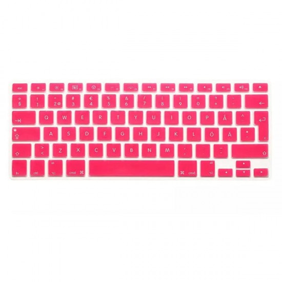 Translucent Colorful Silicone Keyboard Protective Film For Macbook13.3 15.4 European Version Swedish