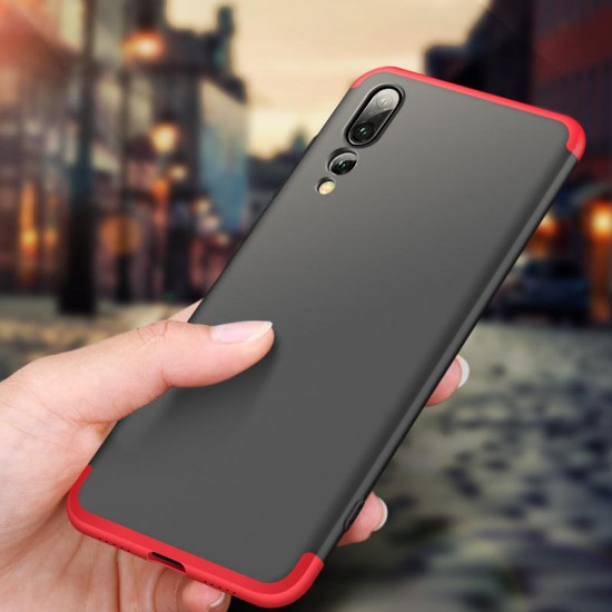 Bakeey™ 3 in 1 Double Dip 360° Full Protection PC Protective Case For Huawei P20 Pro
