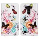 Fashion Butterfly Flower Print PU Protective Leather for LG G3