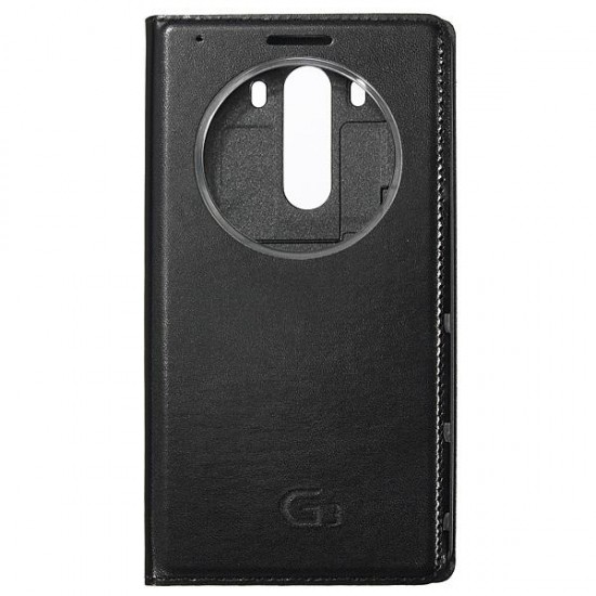 Filp PU Smart Leather Case With Open Window For LG G3 Smartphone