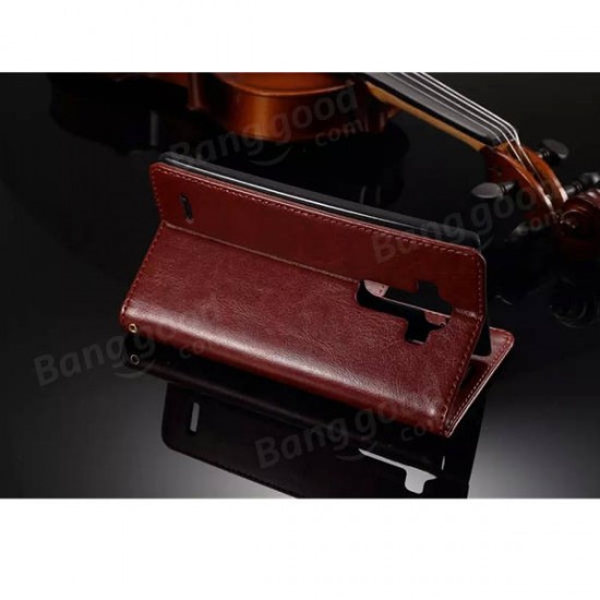 Flip Pu Leather Holder Card Wallet Stand Case Cover For LG G4