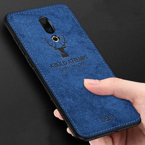 Bakeey™ Deer Pattern Shockproof Cloth Soft TPU Back Cover Protective Case for Meizu 16 / Meizu 16th