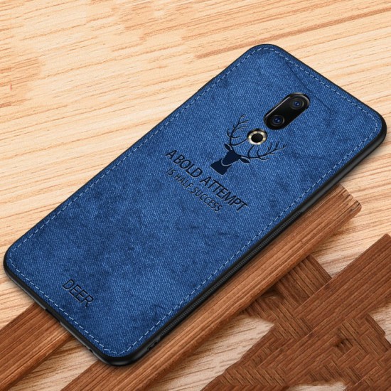 Bakeey™ Deer Pattern Shockproof Cloth Soft TPU Back Cover Protective Case for Meizu 16 / Meizu 16th