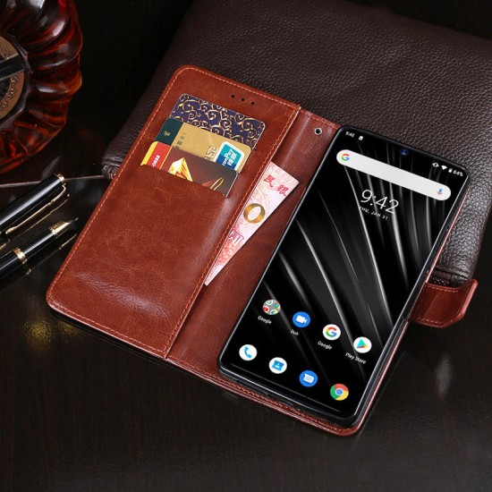 Bakeey Luxury Flip Magnetic Card Slot With Stand PU Leather Protective Case For Umidigi S3 Pro