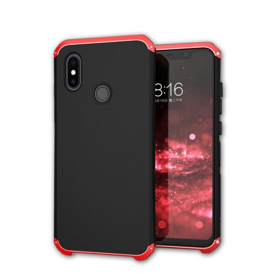 Bakeey 3 in 1 Aluminum Metal Frame Plastic Shockproof Protective Case For Xiaomi Mi8 Mi 8