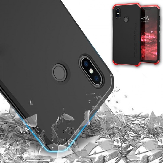 Bakeey 3 in 1 Aluminum Metal Frame Plastic Shockproof Protective Case For Xiaomi Mi8 Mi 8